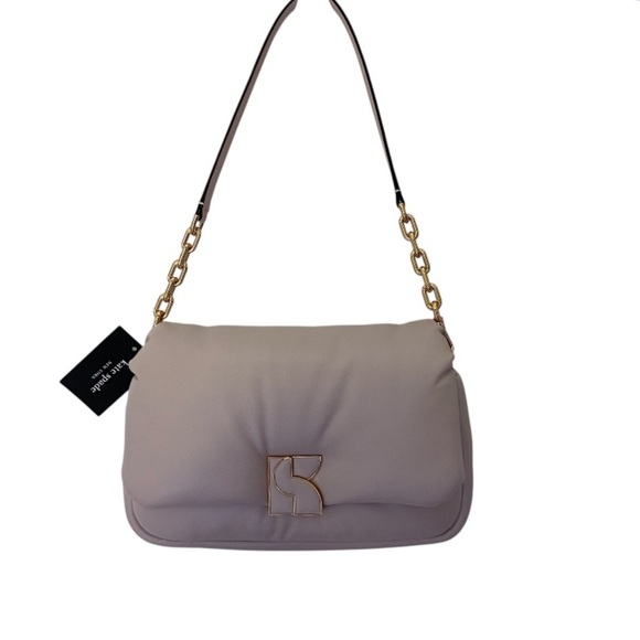 NWT KATE SPADE PUFFER CROSSBODY LILAC MOON - Picture 1 of 12